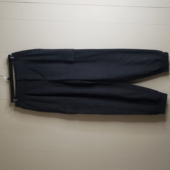 Women's High Rise Jogger Pants - A New Day Gray Plaid 2 - Picture 2 of 10